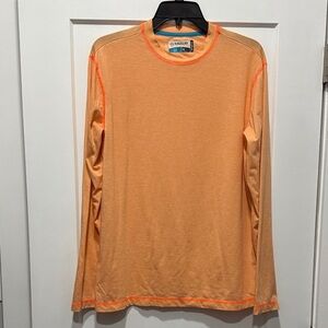 Magellan Outdoors Men's Orange Long Sleeve Shirt